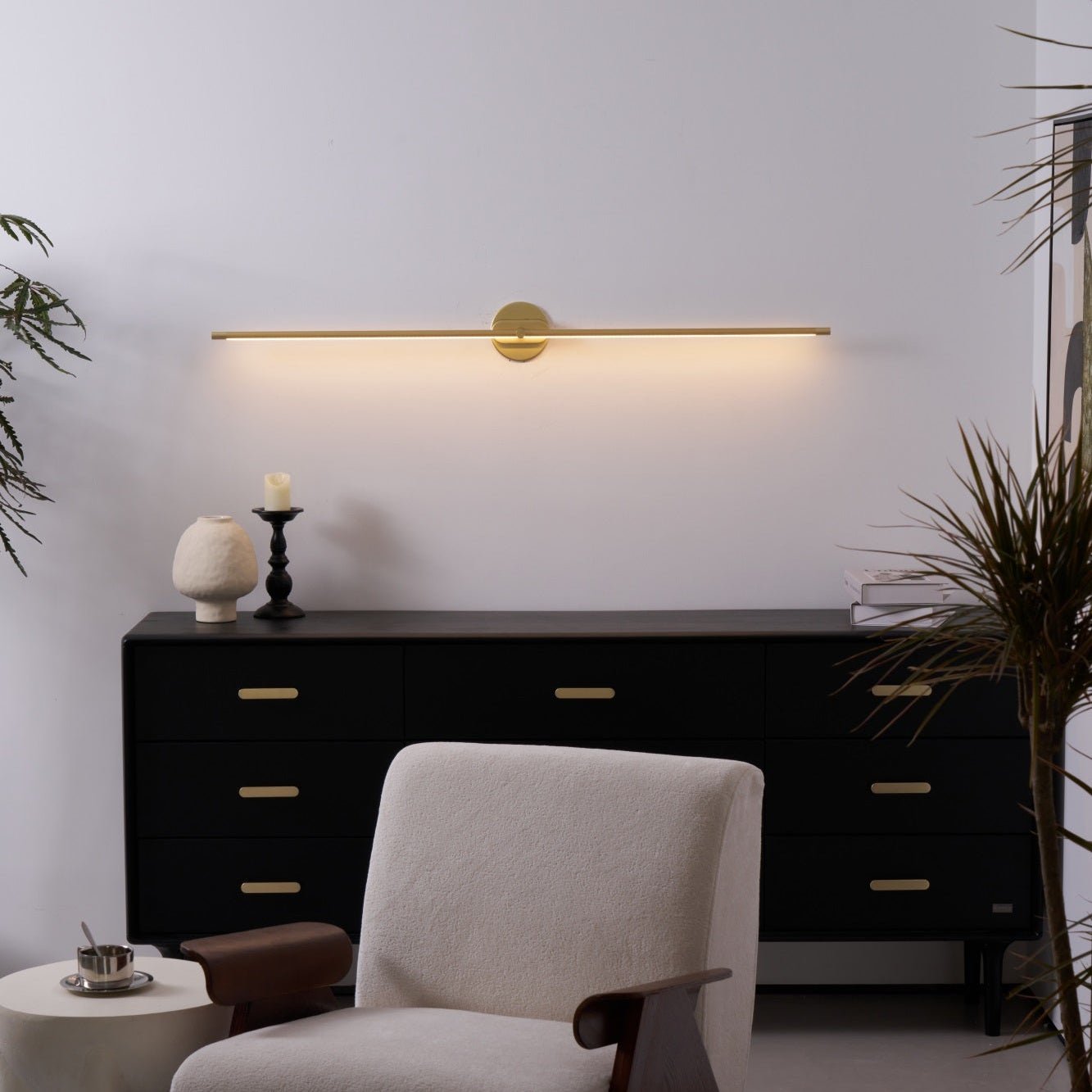 Łazienkowa lampa ścienna LED do lustra Smukły liniowy design