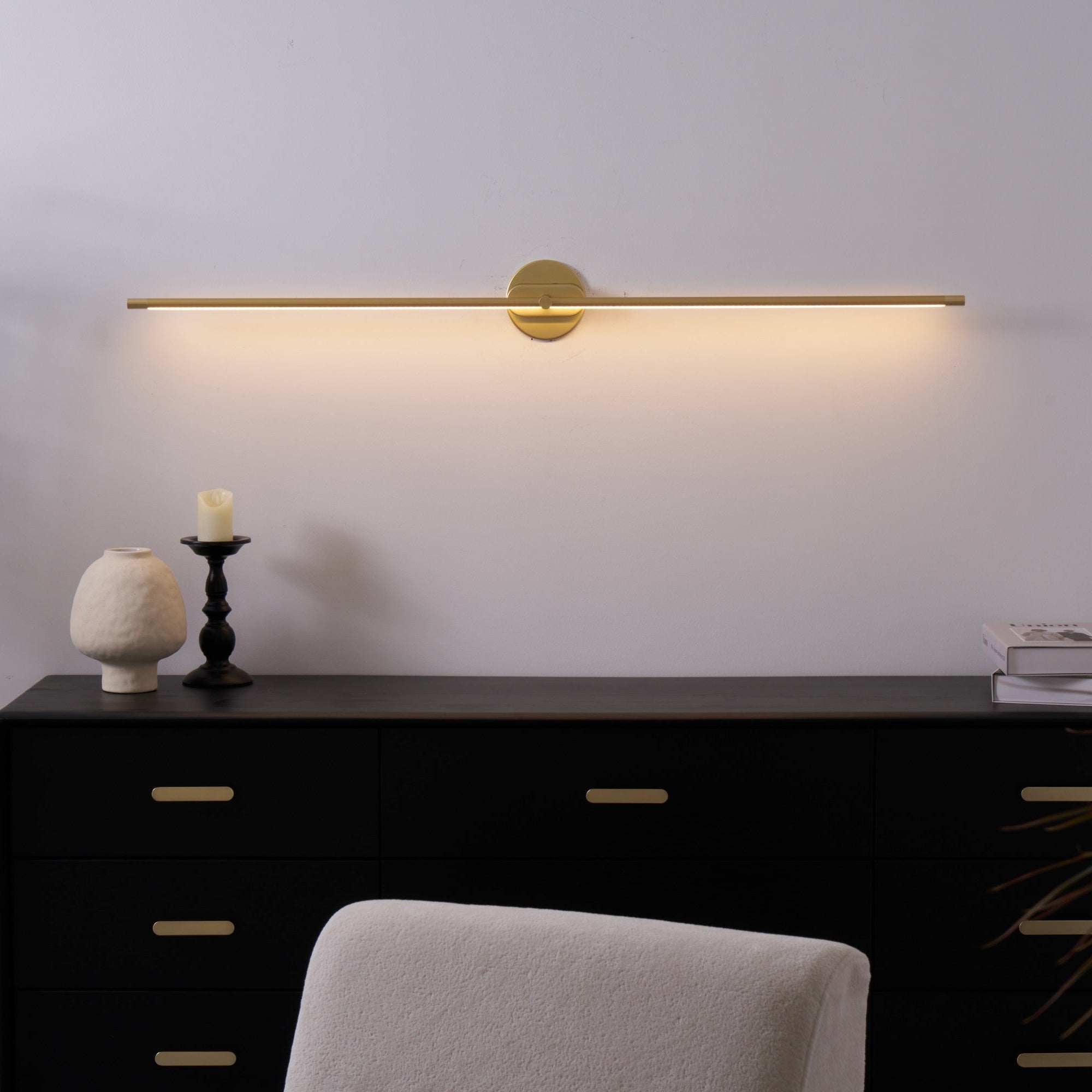 Łazienkowa lampa ścienna LED do lustra Smukły liniowy design