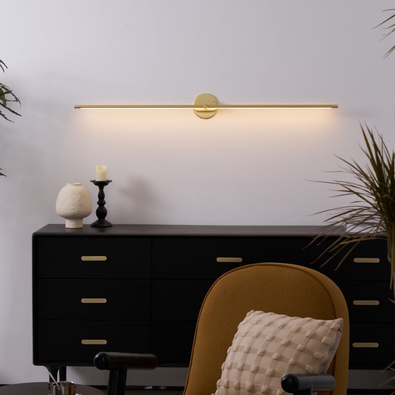 Łazienkowa lampa ścienna LED do lustra Smukły liniowy design