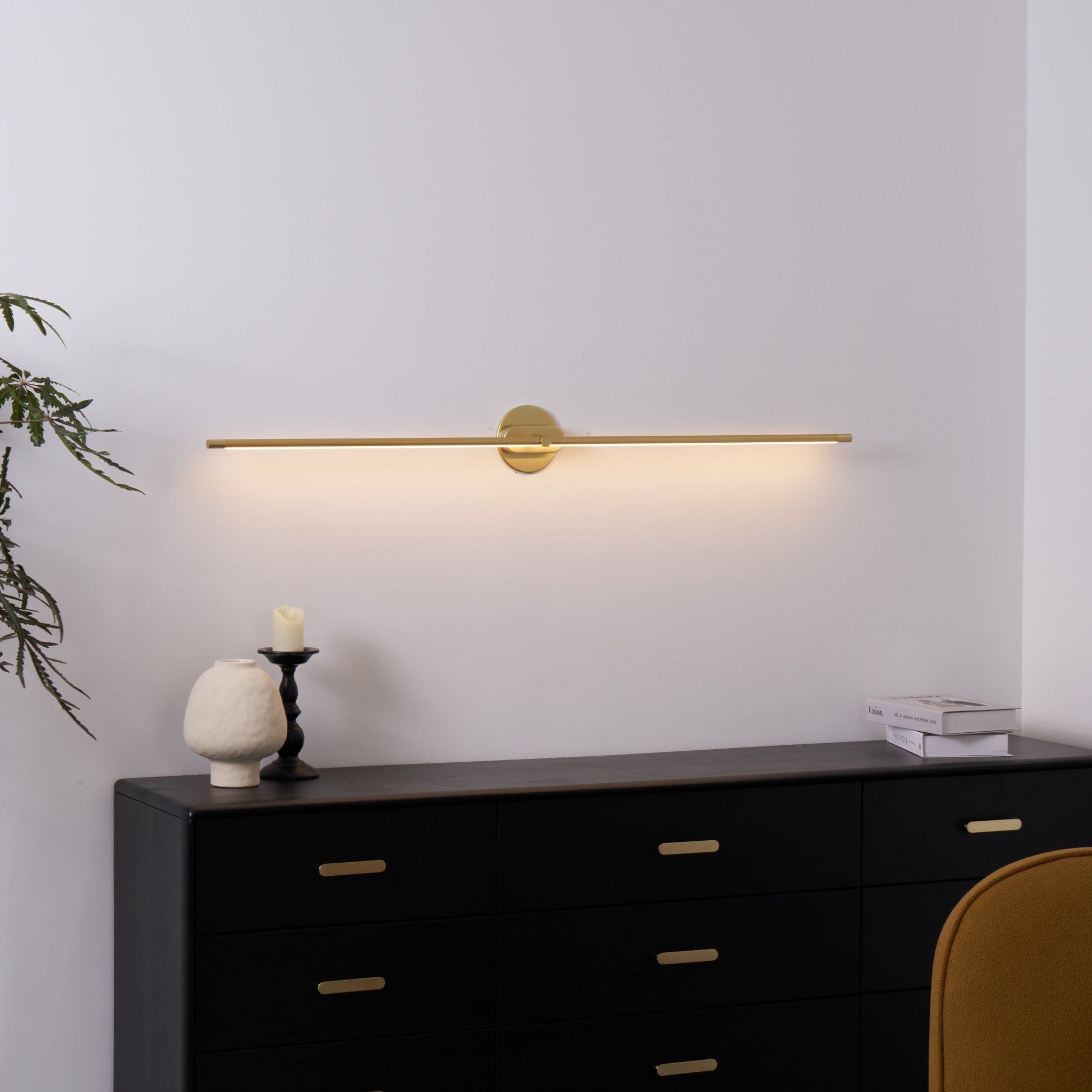 Łazienkowa lampa ścienna LED do lustra Smukły liniowy design