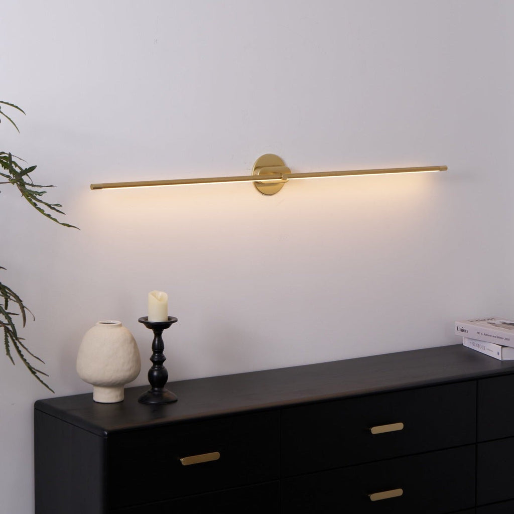 Łazienkowa lampa ścienna LED do lustra Smukły liniowy design