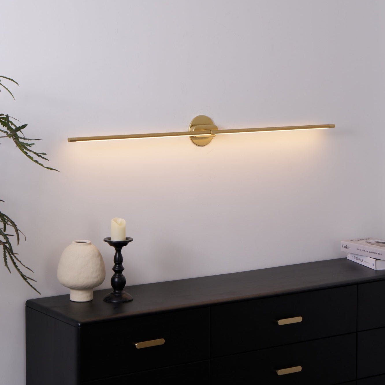 Łazienkowa lampa ścienna LED do lustra Smukły liniowy design