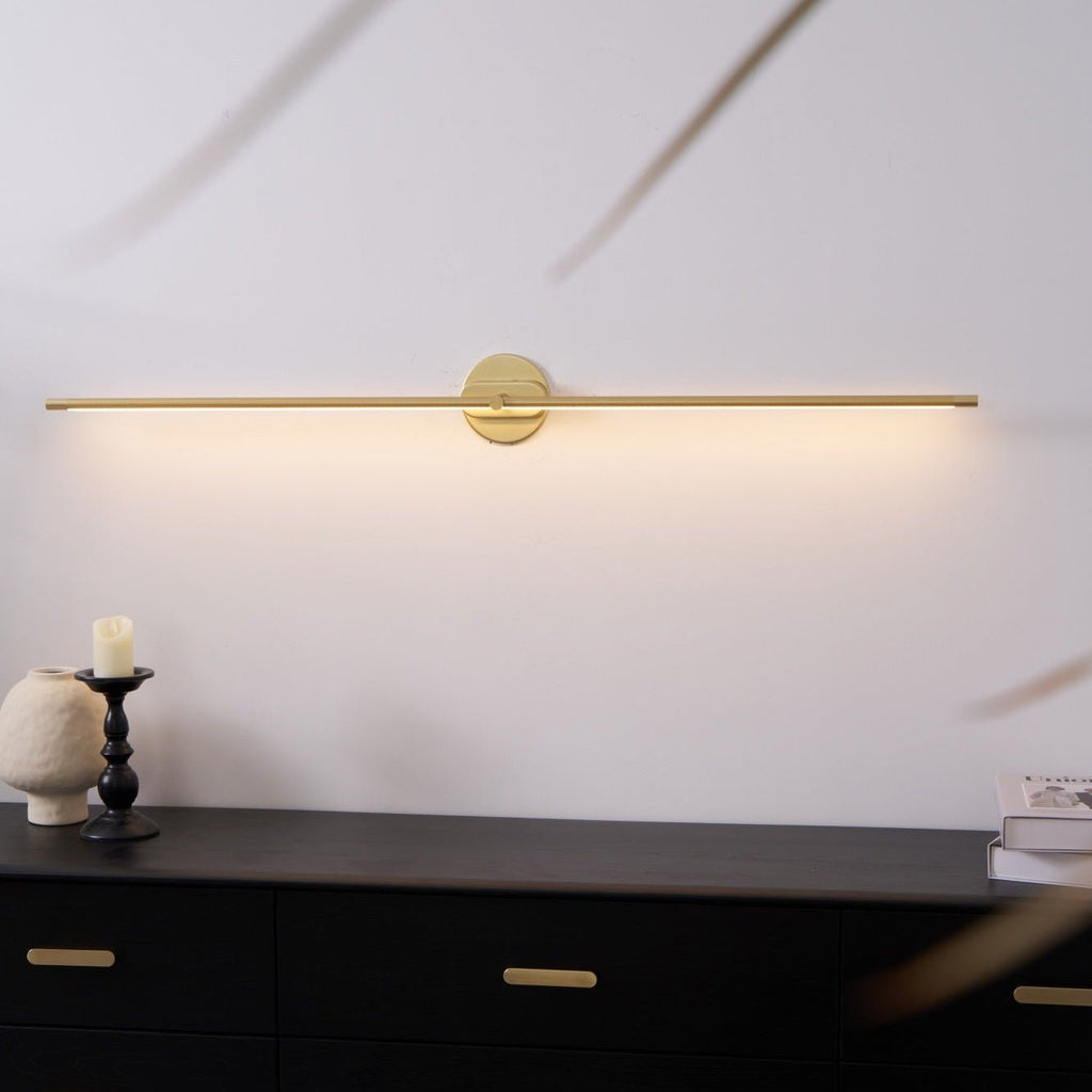 Łazienkowa lampa ścienna LED do lustra Smukły liniowy design