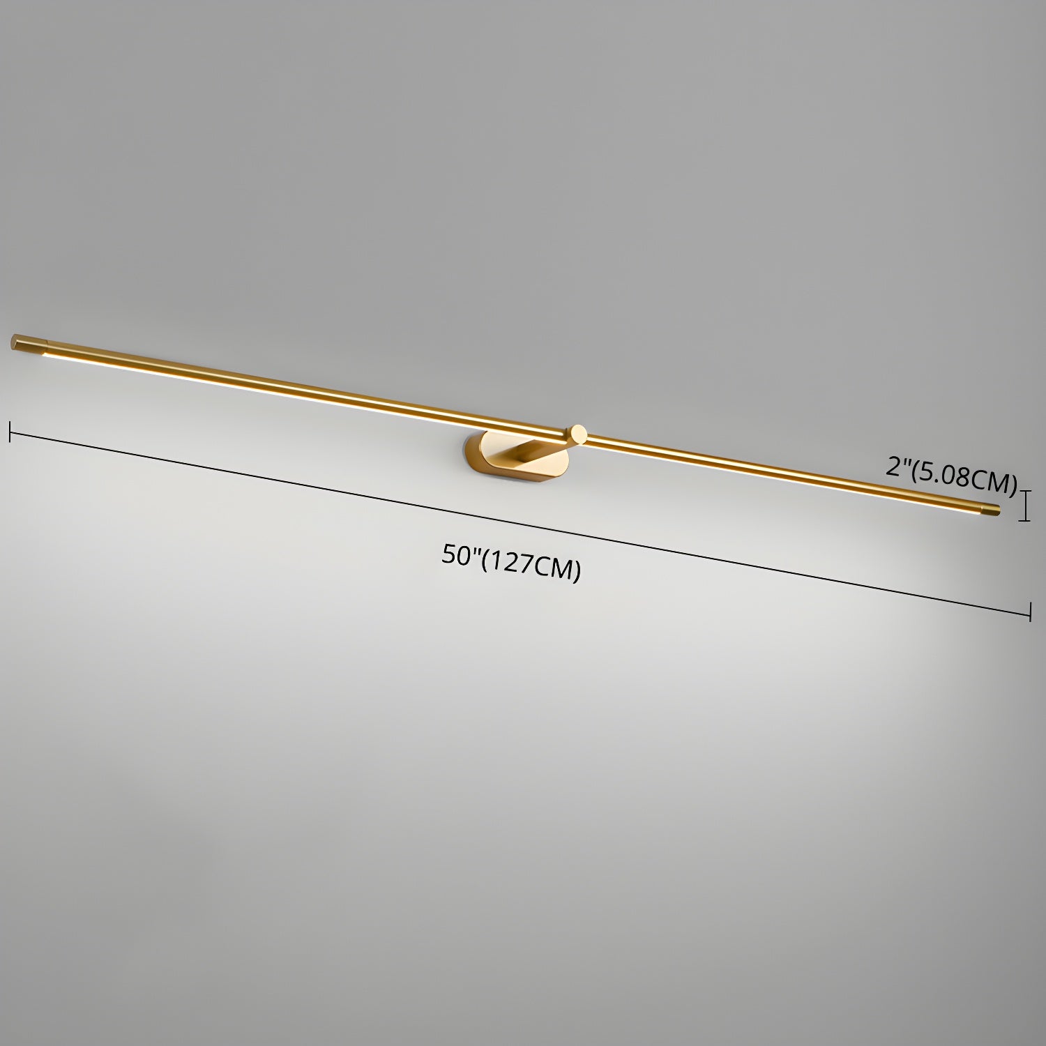Łazienkowa lampa ścienna LED do lustra Smukły liniowy design
