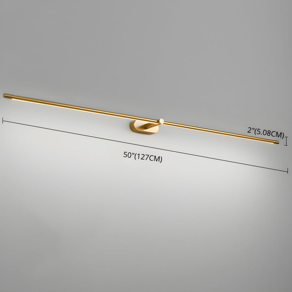 Łazienkowa lampa ścienna LED do lustra Smukły liniowy design