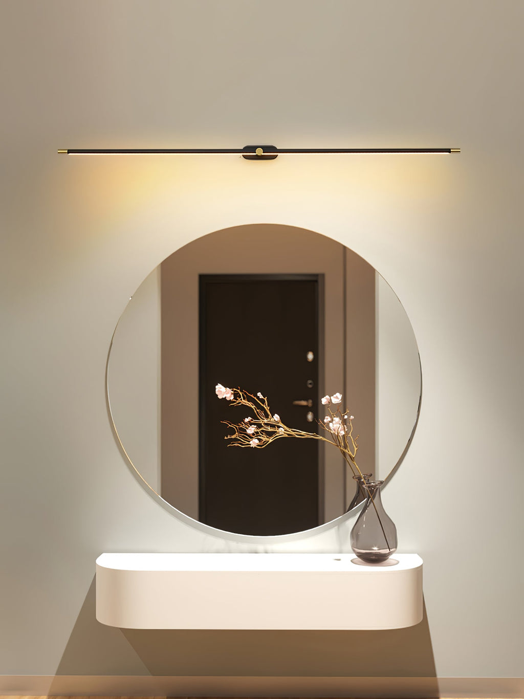 Łazienkowa lampa ścienna LED do lustra Smukły liniowy design