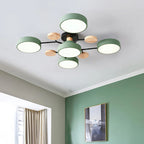 Elegante, moderne Deckenlampe mit handgefertigten Details