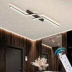 Luminaire de plafond LED moderne et fin – luminaire linéaire
