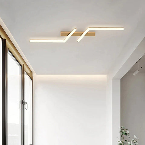 Luminaire de plafond LED moderne et fin – luminaire linéaire