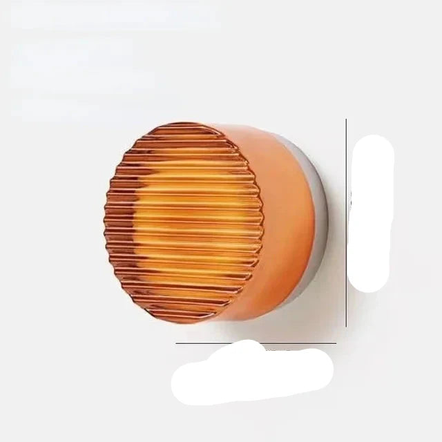 Elegante lámpara de pared redonda - Lámpara LED interior moderna
