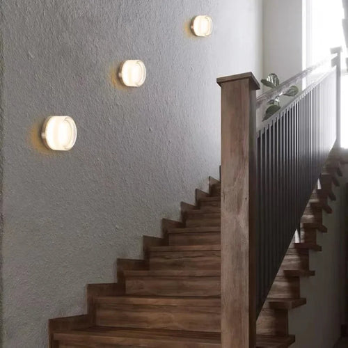 Moderne runde Wandleuchte, dekorative Innenbeleuchtung