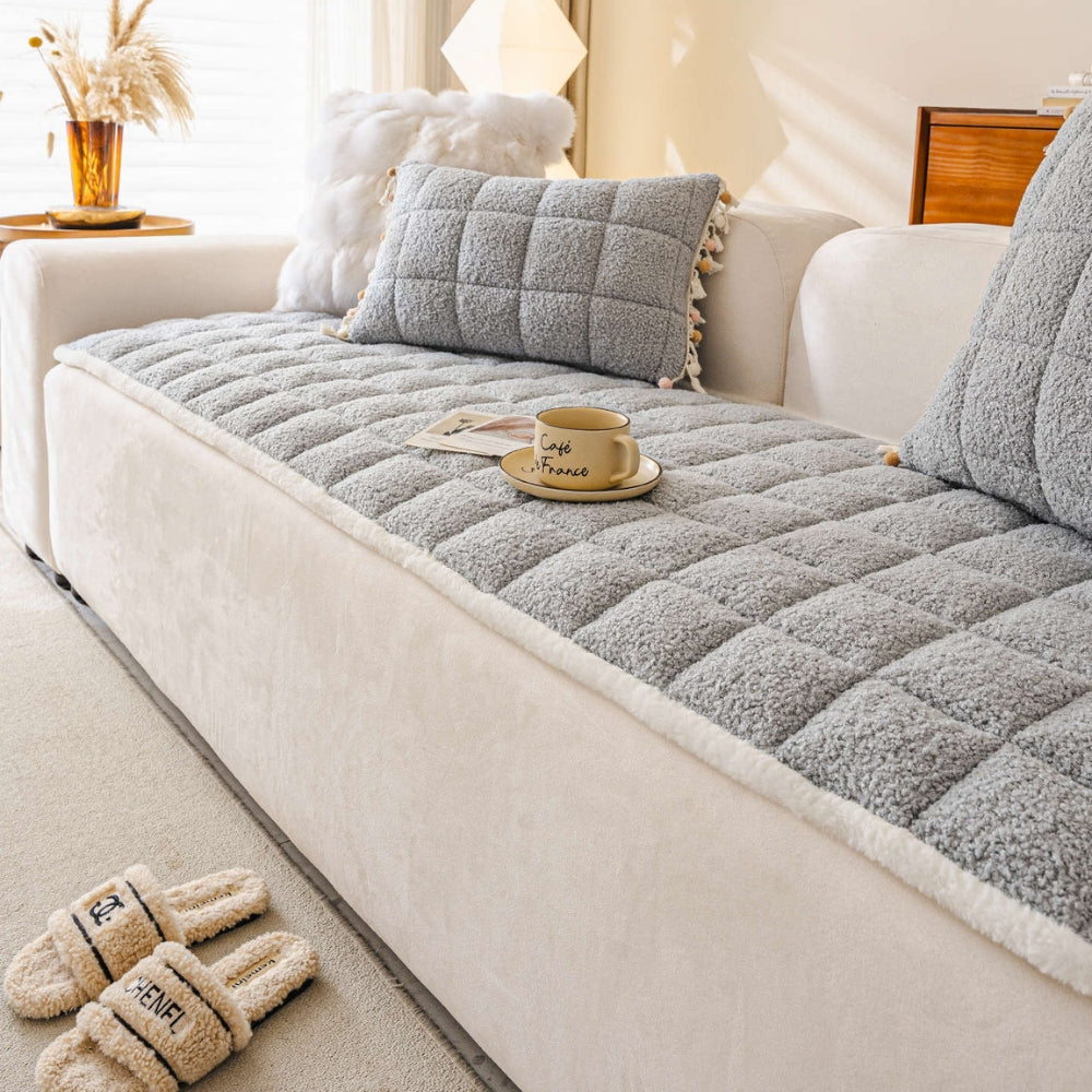 Sofa Protector Non-Slip Square Cover for Couch