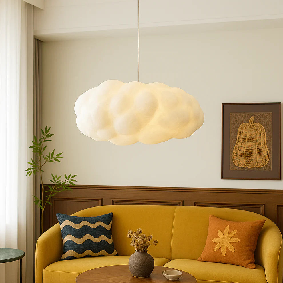 Lampa Wisząca LED Chmura – Ciepłe Oświetlenie Nastrojowe