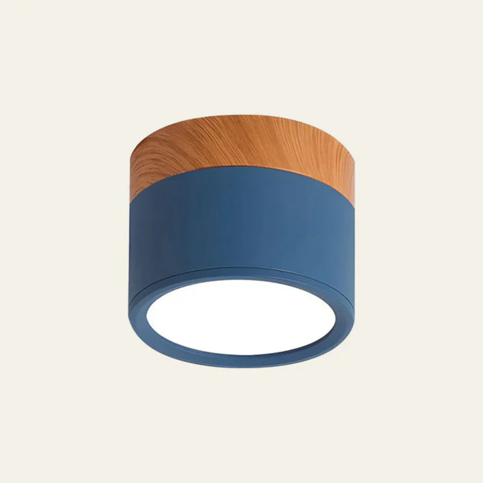 Lampada da soffitto sottile compatta scandinava a plafone