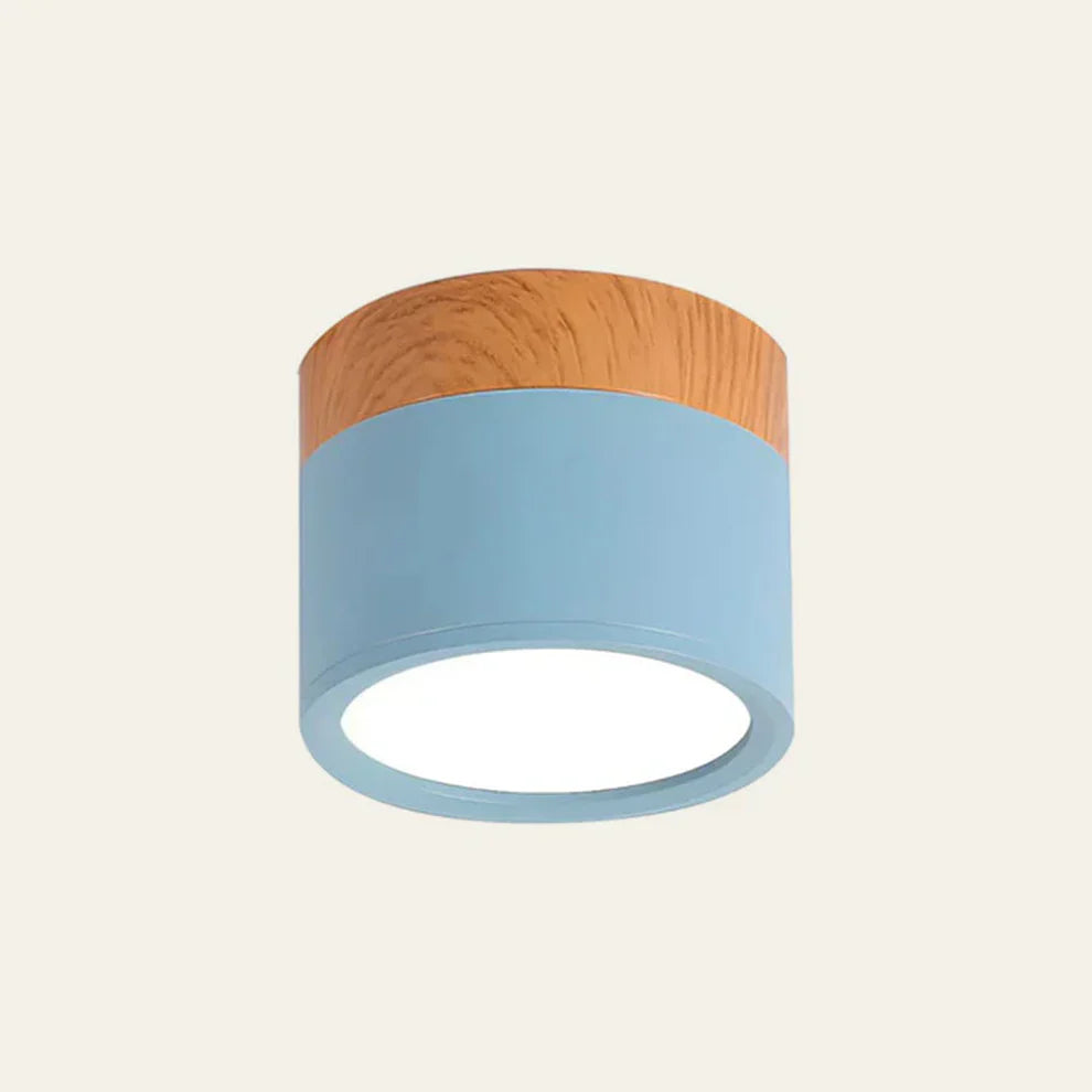 Compact Slim Scandinavian Surface-Mounted Ceiling Lamp