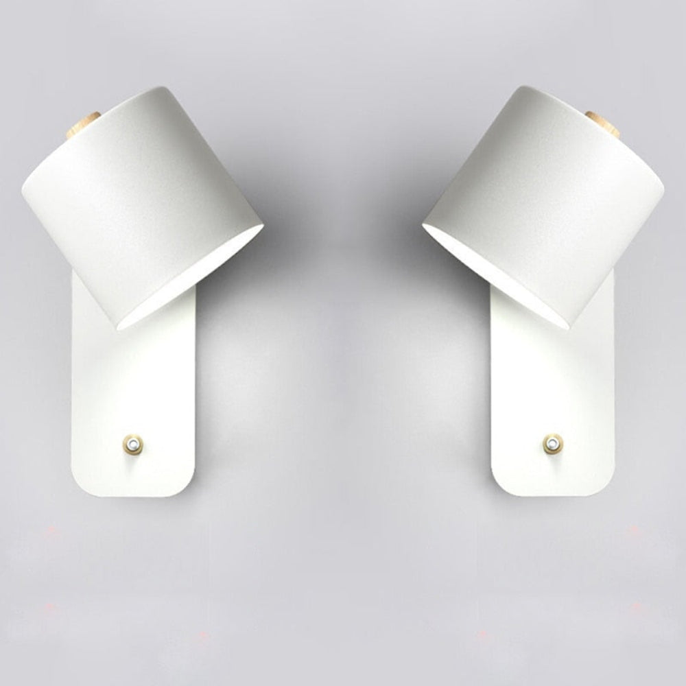 Kompaktowa lampa ścienna LED z włącznikiem do nowoczesnego wystroju wnętrz