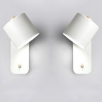 Kompaktowa lampa ścienna LED z włącznikiem do nowoczesnego wystroju wnętrz