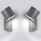 Kompaktowa lampa ścienna LED z włącznikiem do nowoczesnego wystroju wnętrz