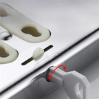 Elegancki dozownik mydła do montażu na ścianie -  przeznaczony do nowoczesnych łazienek