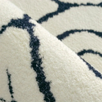 Monochromatyczny dywan do domu – Nowoczesny łatwy w czyszczeniu