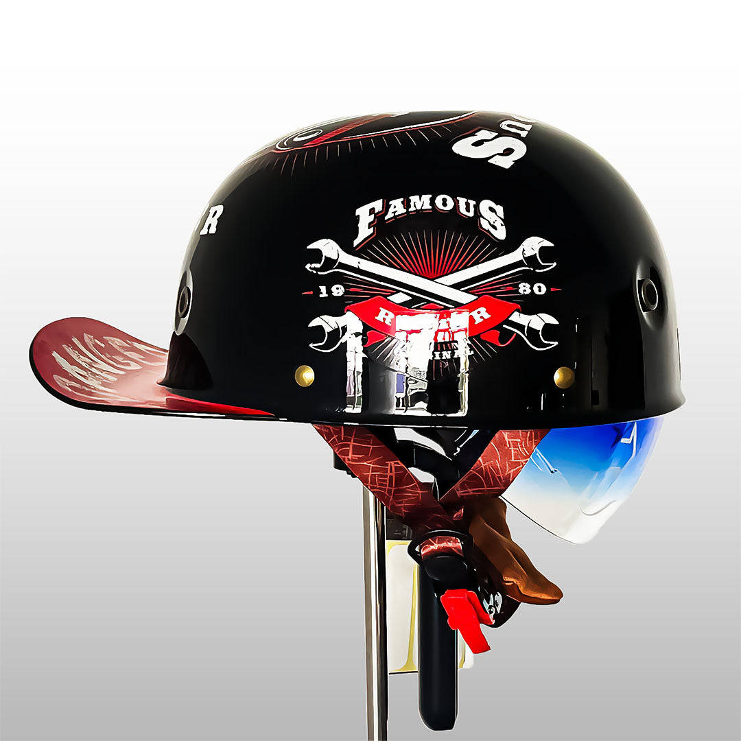 Lekki półotwarty kask motocyklowy z certyfikatem ECE/DOT
