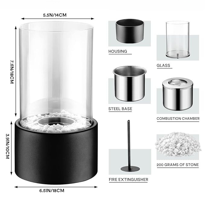 Lampa olejna Everlasting Flame – ciepłe światło dekoracyjne