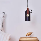 Lampada a sospensione industriale in stile “cannon” per interni loft