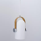 Lampada a sospensione industriale in stile “cannon” per interni loft