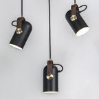 Lampada a sospensione industriale in stile “cannon” per interni loft