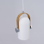Lampada a sospensione industriale in stile “cannon” per interni loft