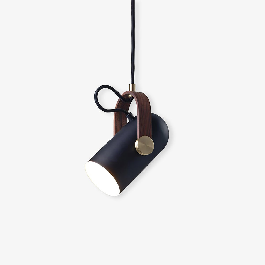Lampada a sospensione industriale in stile “cannon” per interni loft