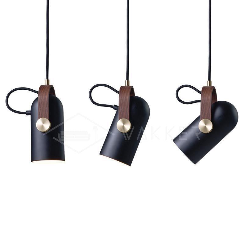 Lampada a sospensione industriale in stile “cannon” per interni loft