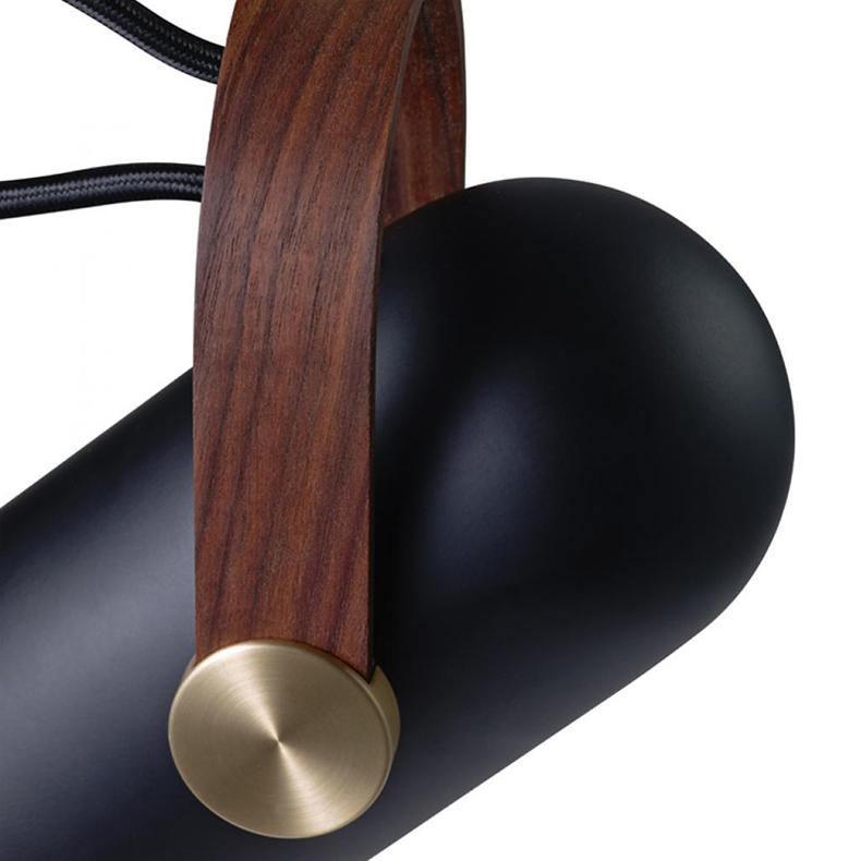 Lampada a sospensione industriale in stile “cannon” per interni loft