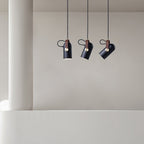 Lampada a sospensione industriale in stile “cannon” per interni loft