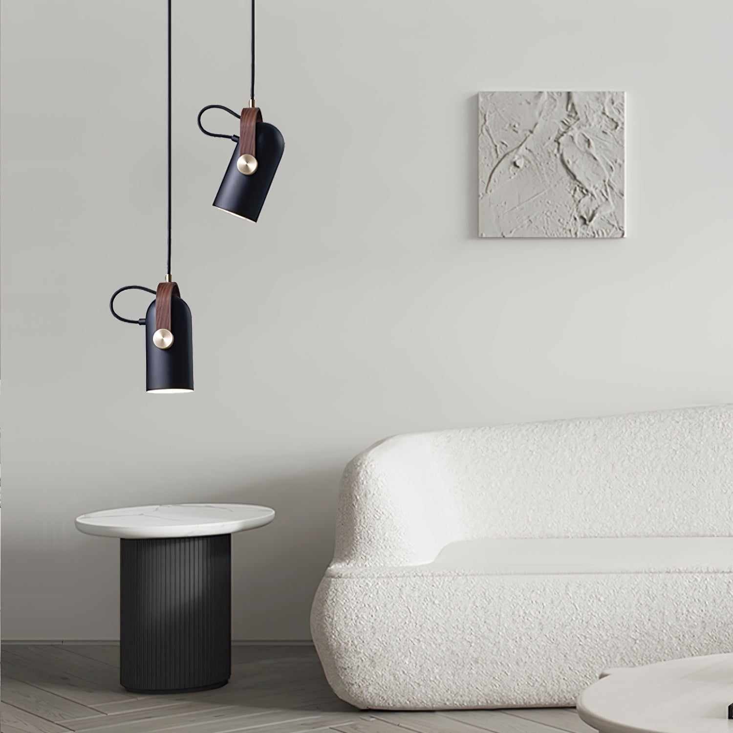 Lampada a sospensione industriale in stile “cannon” per interni loft