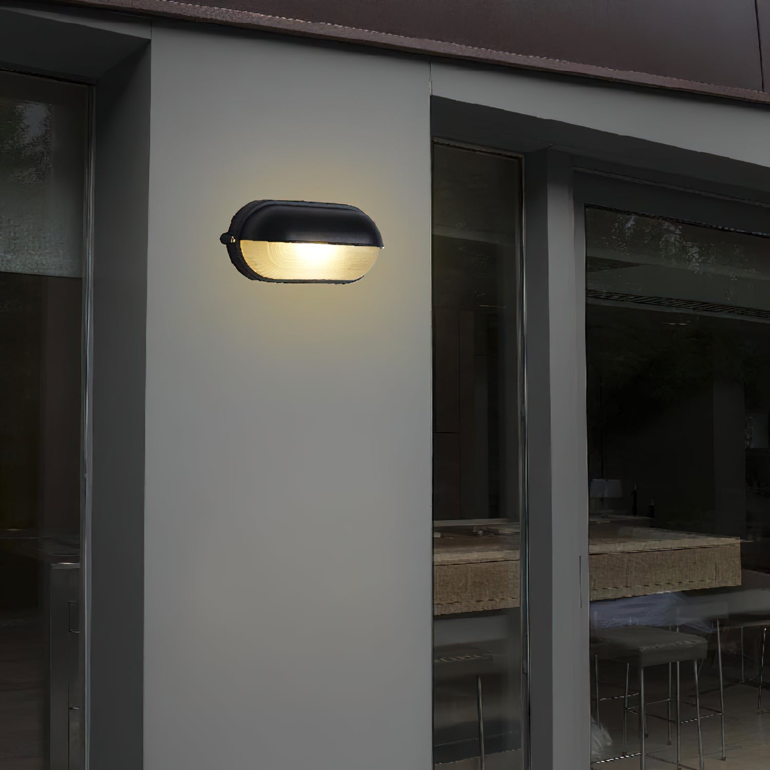 Lampe murale extérieure robuste, durable et résistante aux intempéries au design industriel