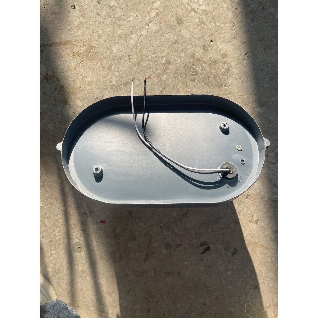 Zewnętrzna przemysłowa lampa ścienna typu bulkhead Owalny design odporny na warunki atmosferyczne
