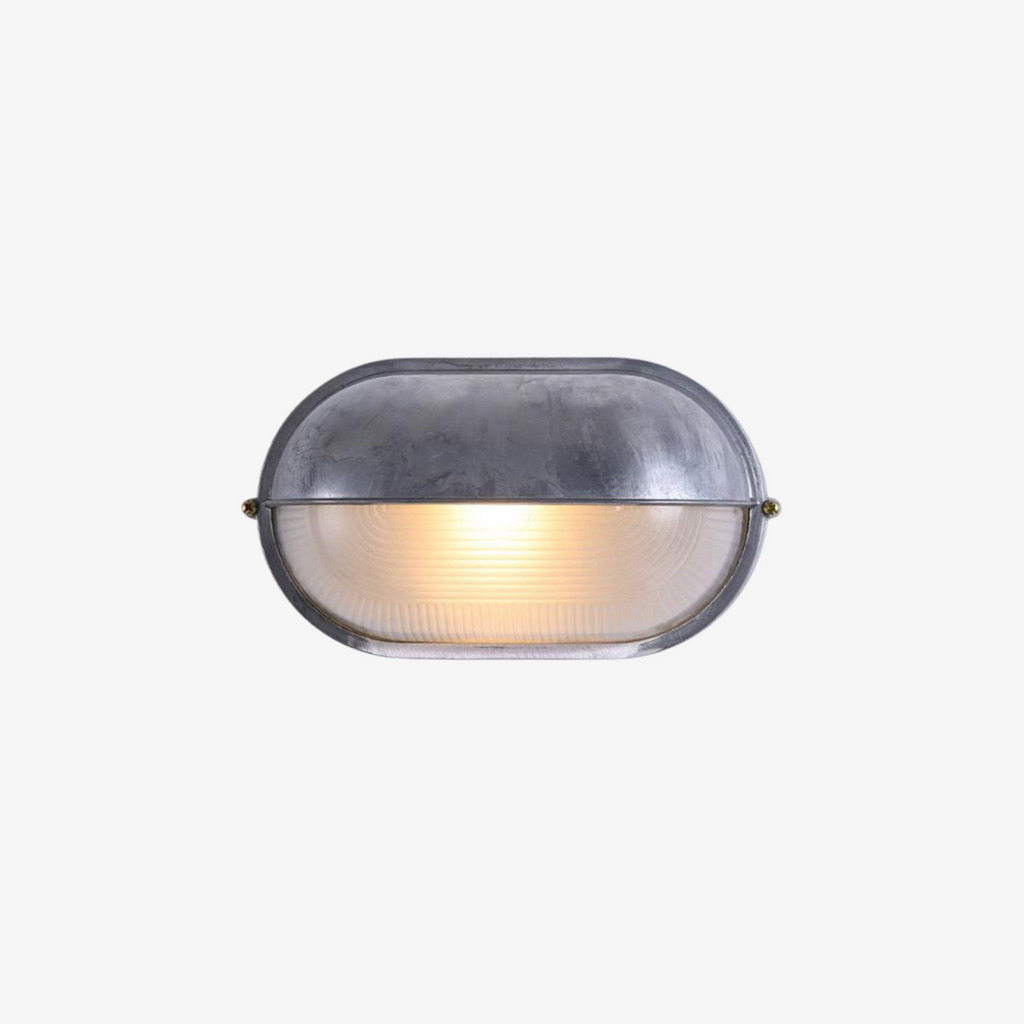 Zewnętrzna przemysłowa lampa ścienna typu bulkhead Owalny design odporny na warunki atmosferyczne
