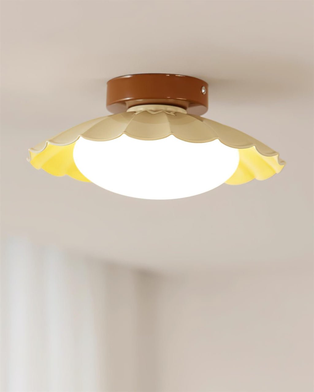 Skandynawska nephele ciepła lampa sufitowa LED w kształcie chmury