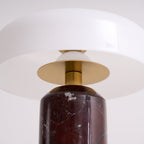 Lampada da tavolo moderna con base in marmo e controllo touch LED