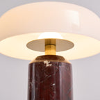 Lampada da tavolo moderna con base in marmo e controllo touch LED