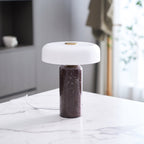 Lampada da tavolo moderna con base in marmo e controllo touch LED