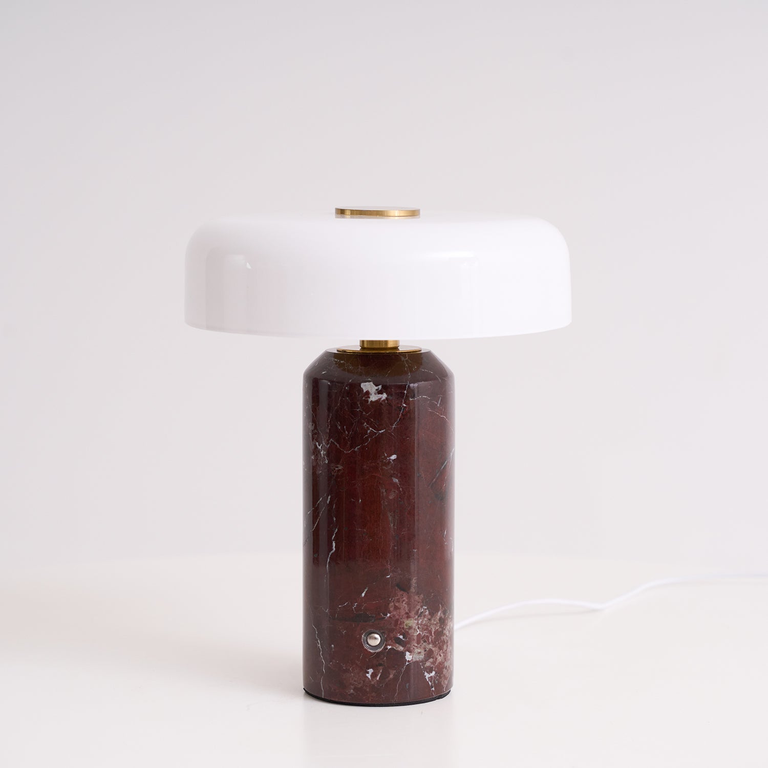 Lampada da tavolo moderna con base in marmo e controllo touch LED