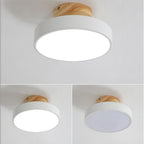 LED recessed ceiling lamp in Scandinavian style for interiors