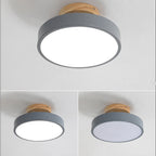 LED recessed ceiling lamp in Scandinavian style for interiors