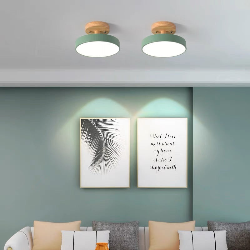 LED recessed ceiling lamp in Scandinavian style for interiors