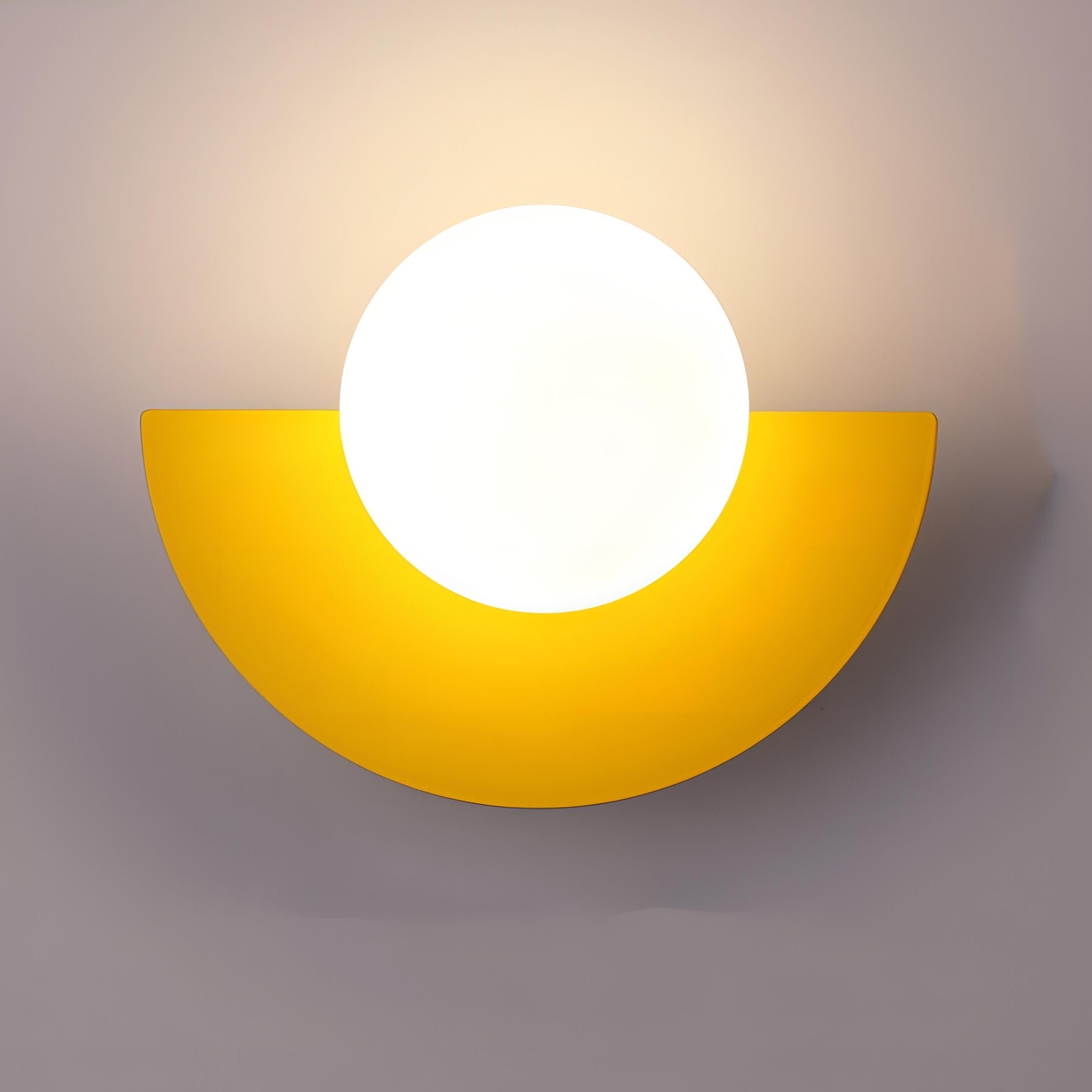 Lampada da parete LED minimalista ed energeticamente efficiente a mezza luna - Ideale per ogni ambiente