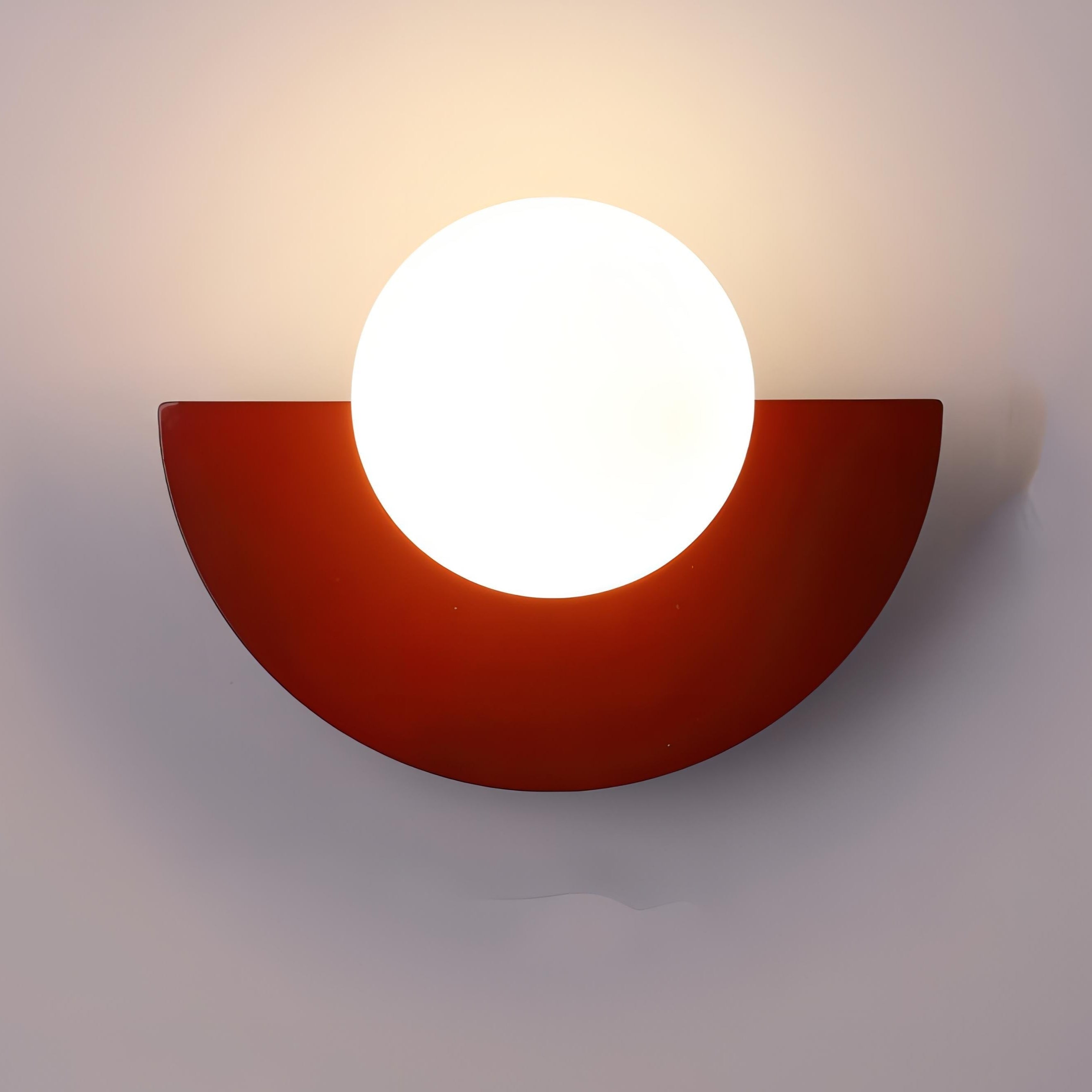 Lampada da parete LED minimalista ed energeticamente efficiente a mezza luna - Ideale per ogni ambiente