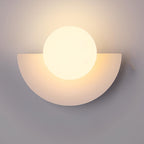 Modern crescent-shaped wall sconces – Scandinavian interior lighting