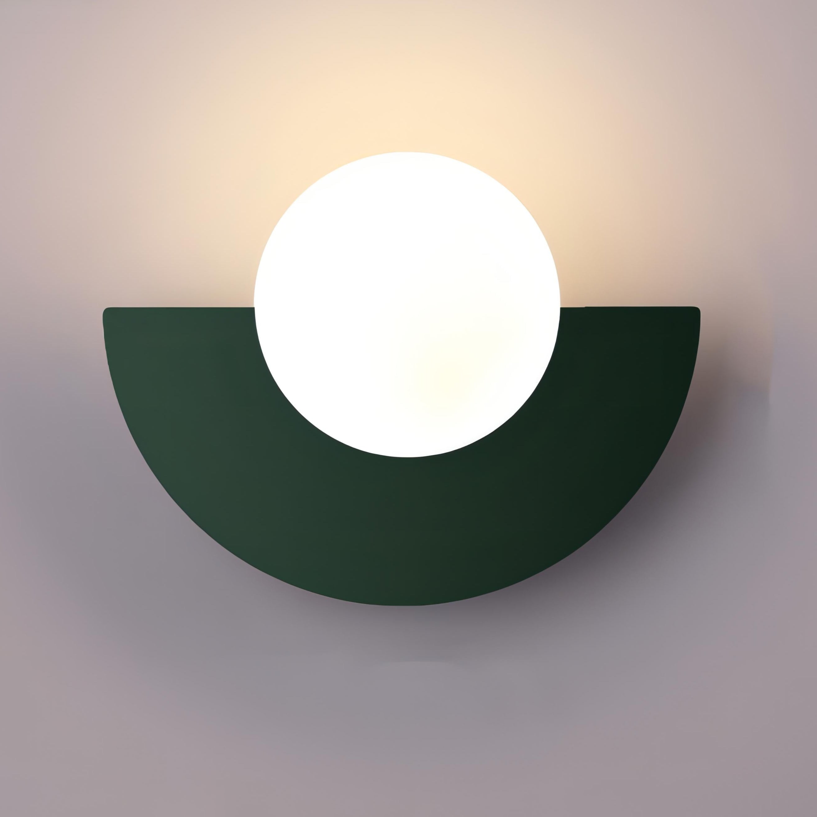 Lampada da parete LED minimalista ed energeticamente efficiente a mezza luna - Ideale per ogni ambiente